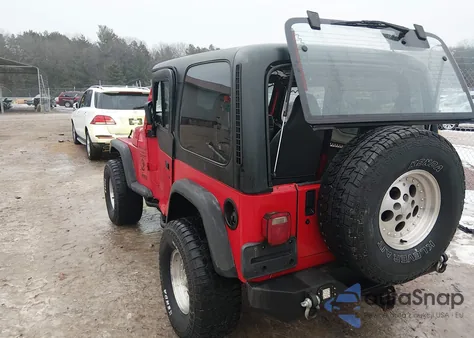 1998 Jeep Wrangler Sport из США, поврежденный, VIN 1J4FY19SXWP730344